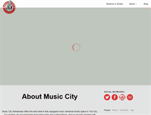 Tablet Screenshot of musiccityrehearsal.com